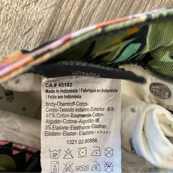 Scotch & Soda Maison Scotch Les Bon Vivants Jungle Print Tapered Jeans exotic lo - Picture 6 of 14